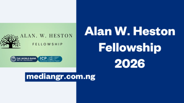 Alan W. Heston Fellowship 2026 – $10,000, How to Apply